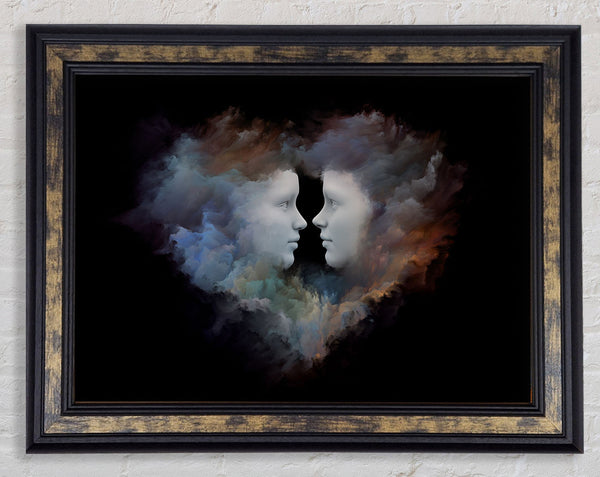 The Cloud Heart Framed Print