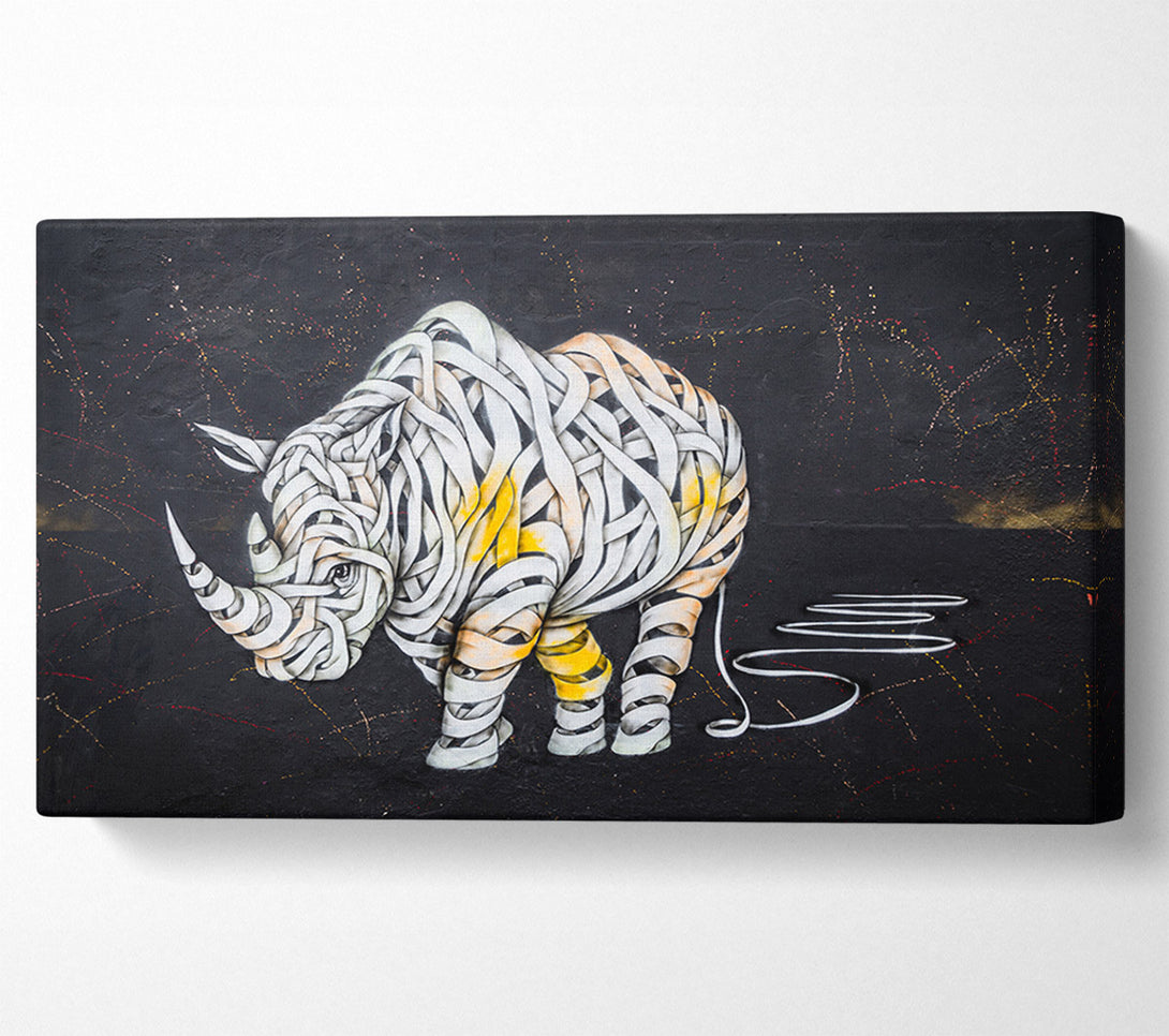  A Canvas Print of The Mummy Rhino Canvas Print