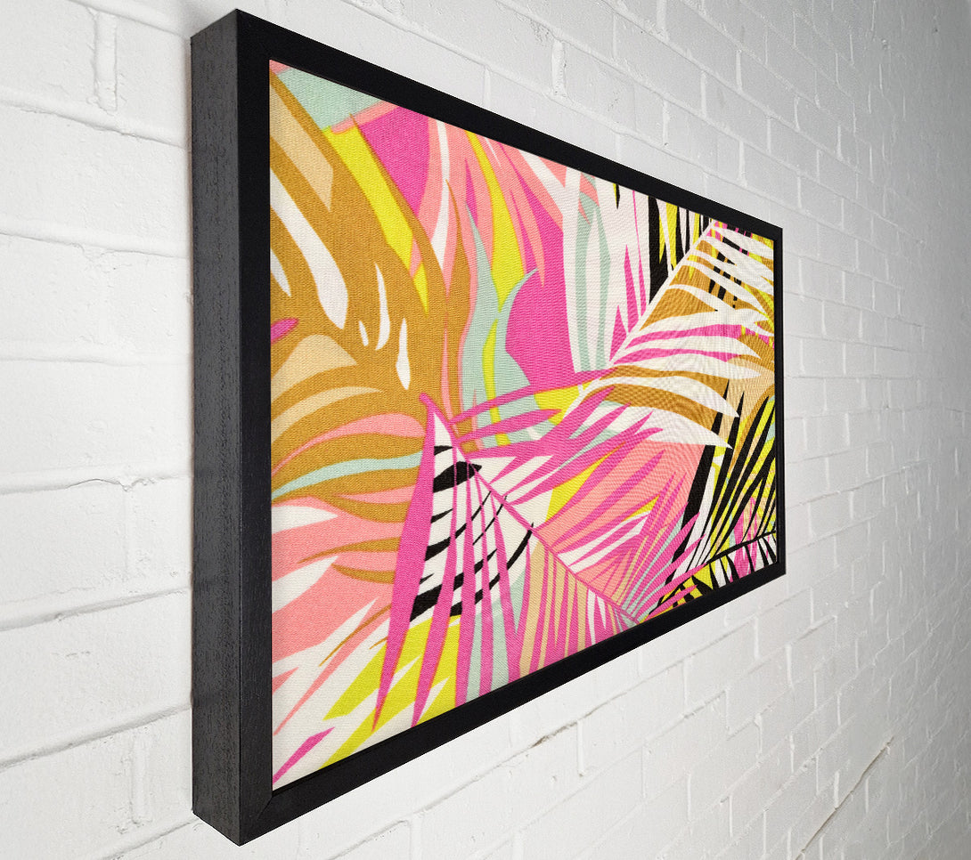  A Canvas Print of Tropical Leaves Canvas Wall Art