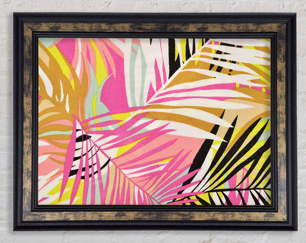 Tropical Leaves Framed Print