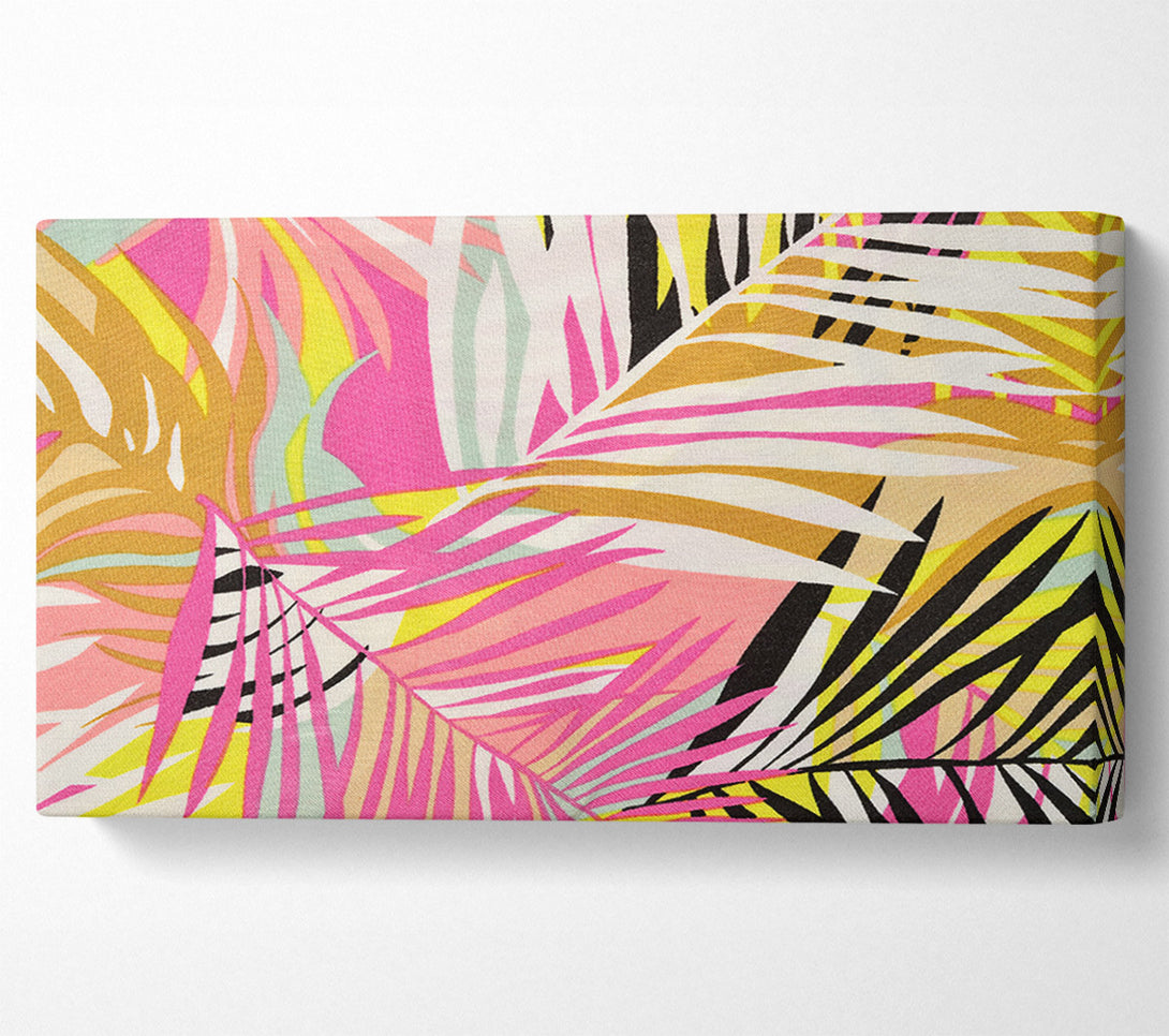  A Canvas Print of Tropical Leaves Canvas Wall Art
