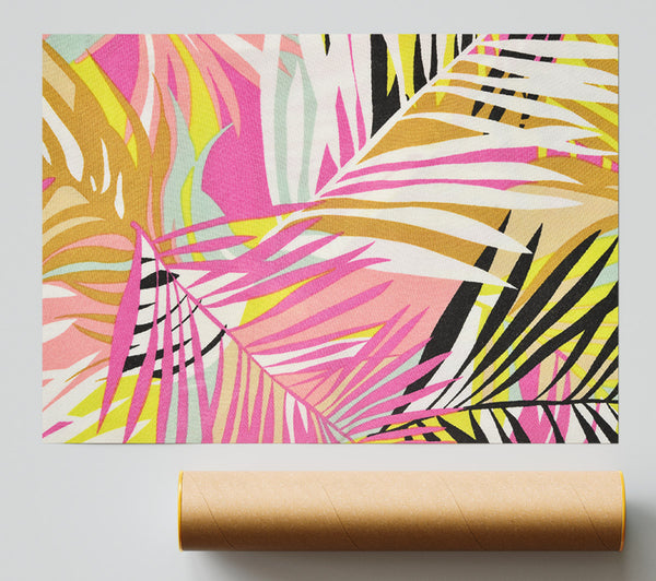 Tropical Leaves Giclee Print