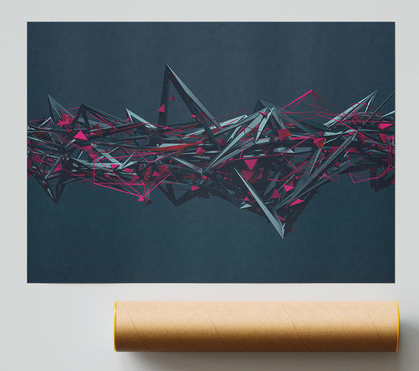 Sharp Spikes Of Shape Poster