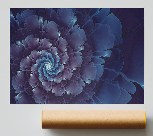 The Swirl Of Petals Poster