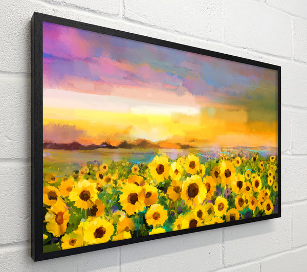 Pastel Sunflower Sunset