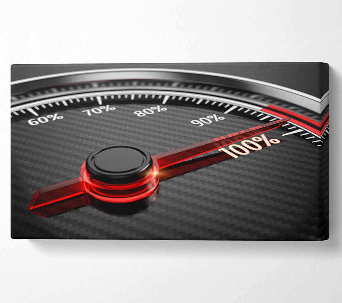  A Canvas Print of Speed One Hundred Percent Canvas Wall Art