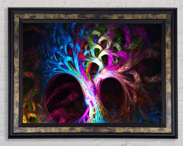 The Tree Of Life In Colour Framed Print