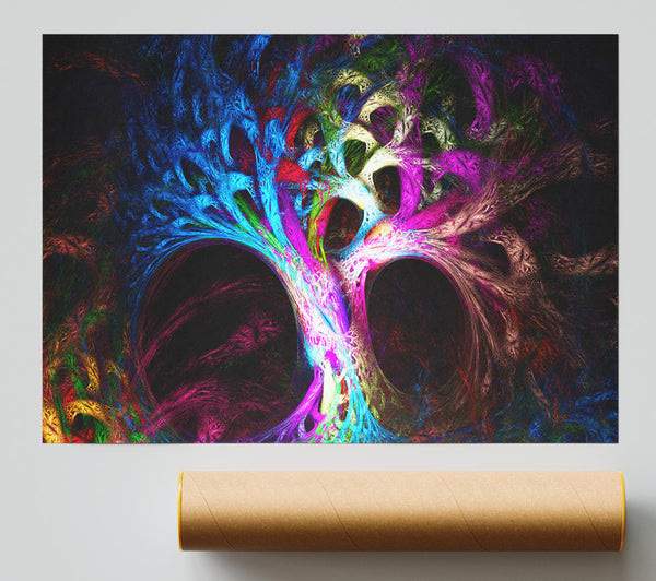 The Tree Of Life In Colour Print