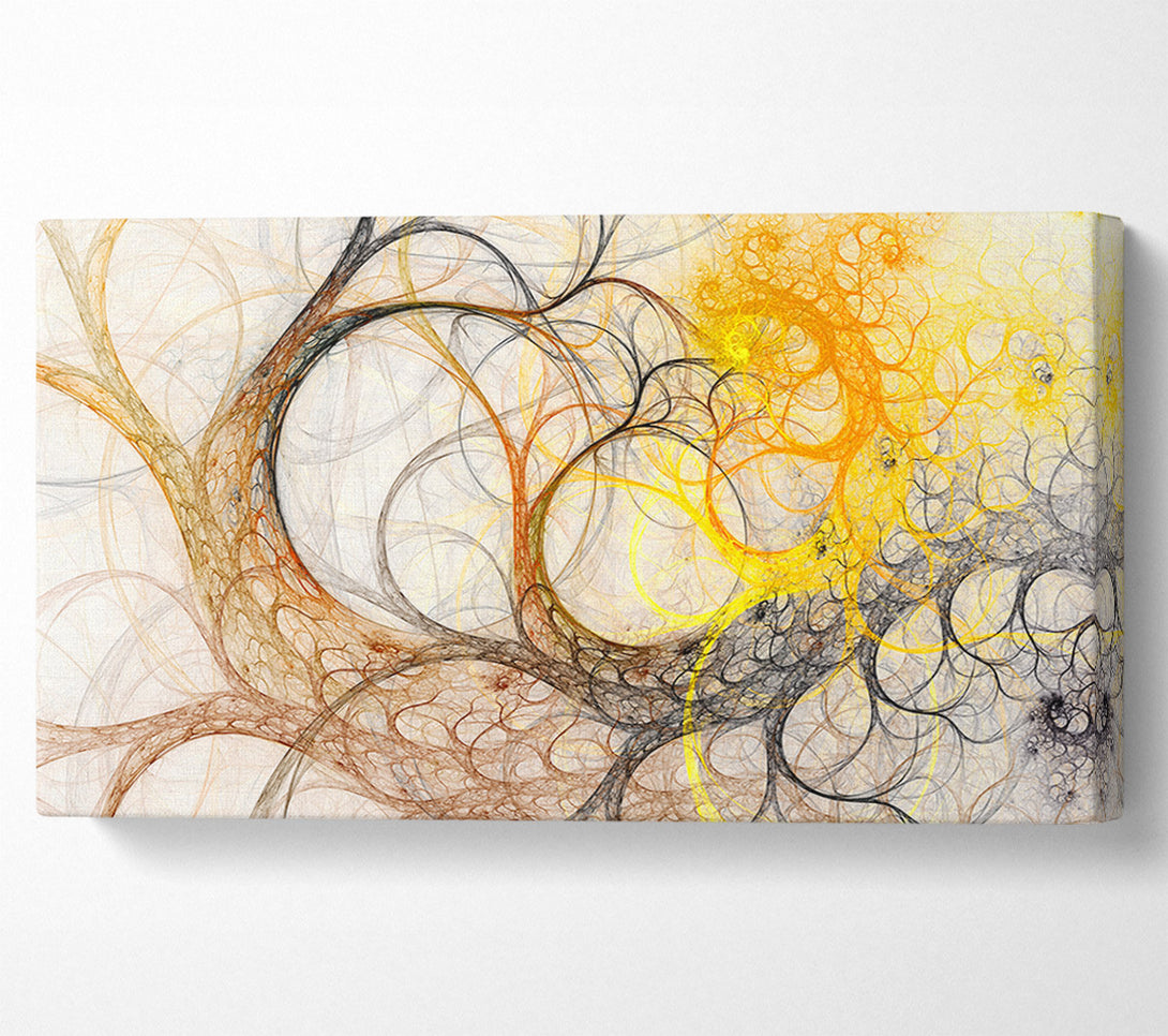  A Canvas Print of Tree Swirl Afterlife Canvas Wall Art