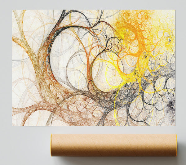 Tree Swirl Afterlife Giclee Print