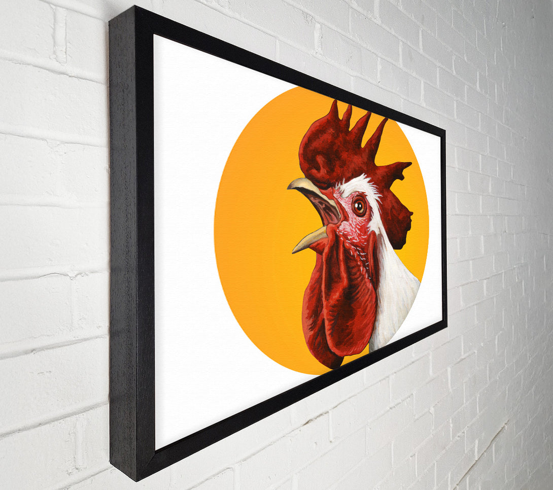  A Canvas Print of The Rooster Crow Canvas Print