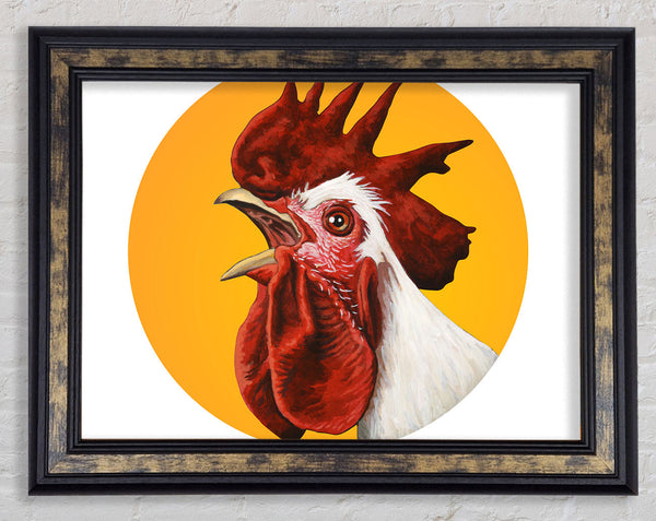 The Rooster Crow Framed Print