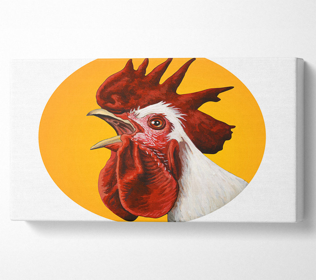  A Canvas Print of The Rooster Crow Canvas Print