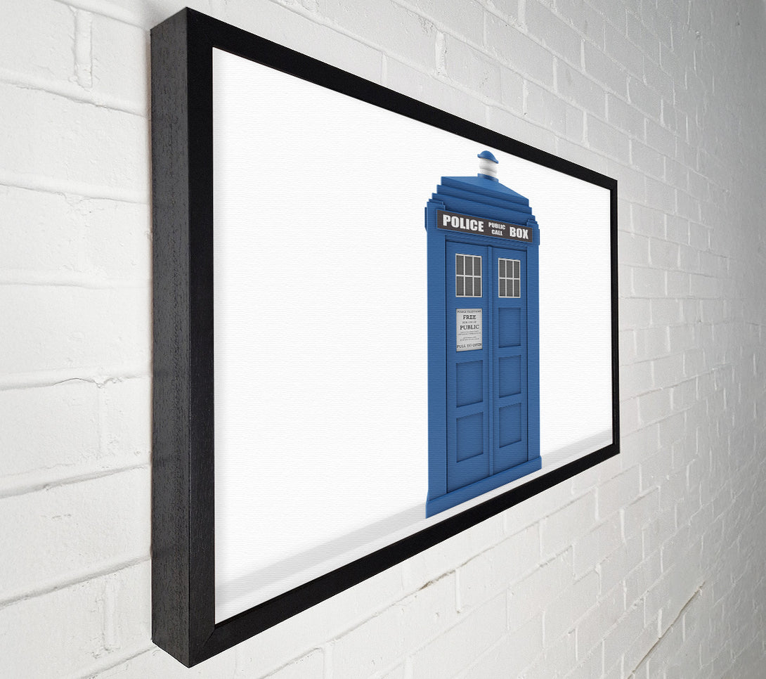  A Canvas Print of The Blue Police Box Canvas Wall Art