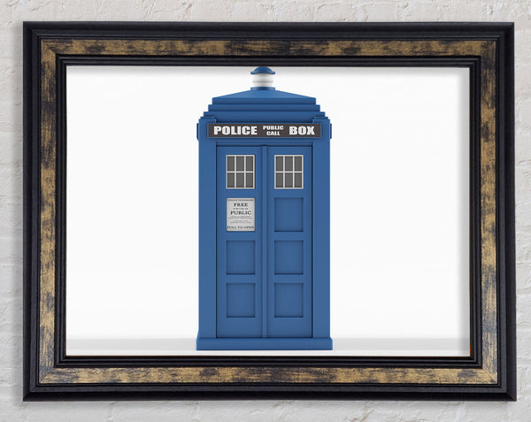 The Blue Police Box Framed Print