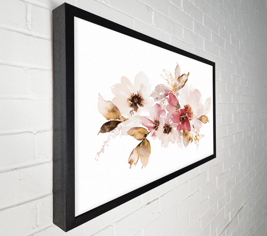  A Canvas Print of Blush Pink Flowers Canvas Print