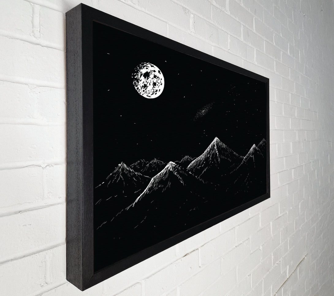  A Canvas Print of The Dark Side Of The Planet Canvas Art