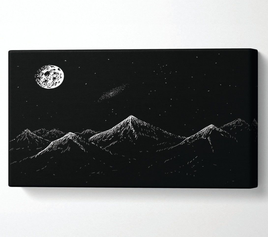  A Canvas Print of The Dark Side Of The Planet Canvas Art