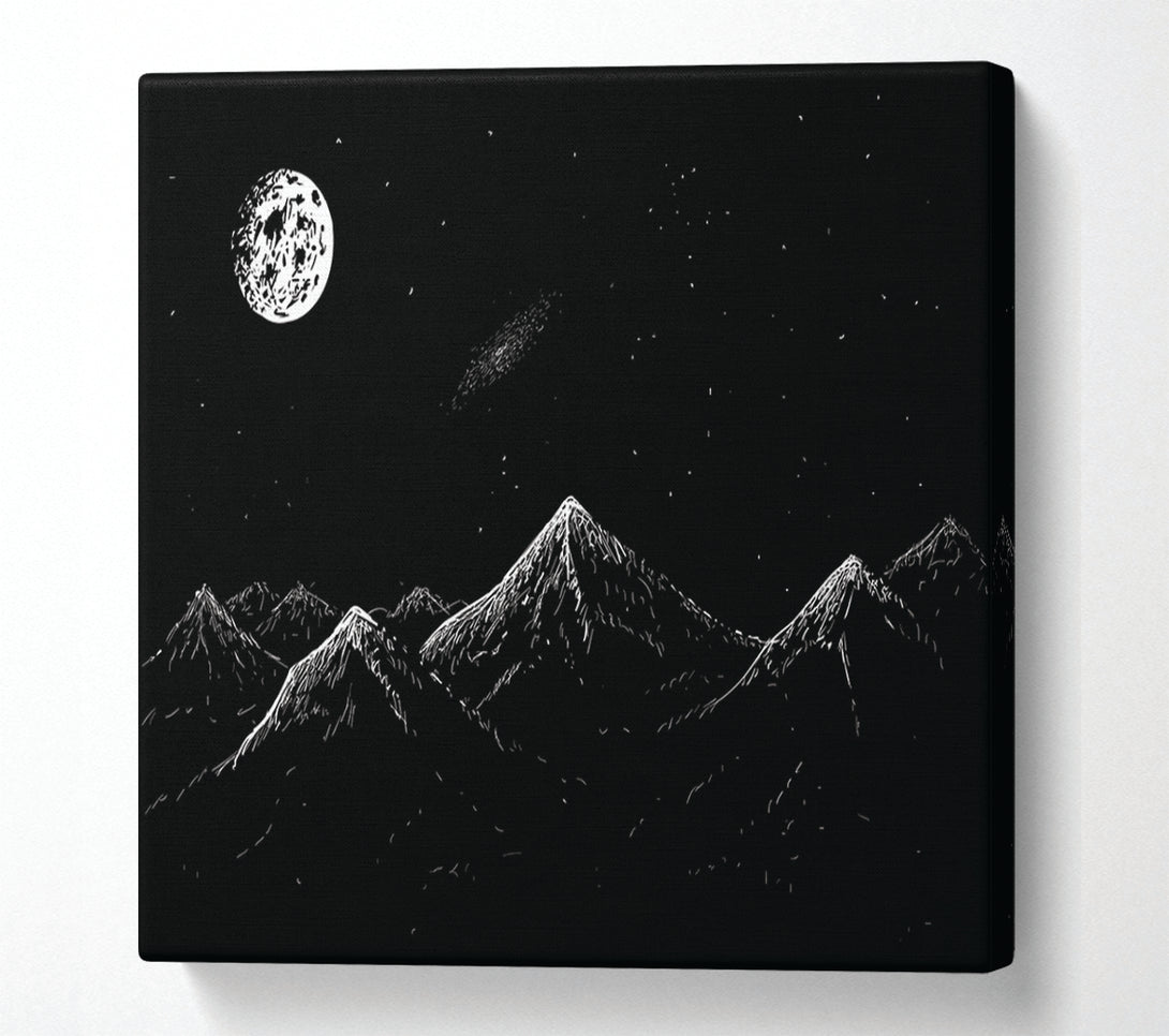  A Canvas Print of The Dark Side Of The Planet Canvas Art