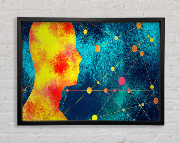 The Orange Mind Framed Print