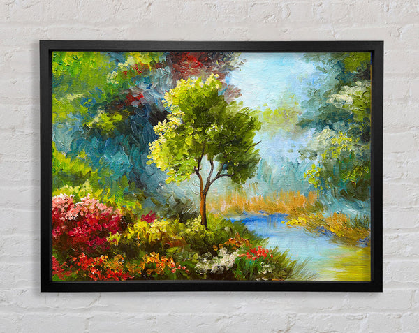 The Tree In The Beautiful Woodland Framed Print