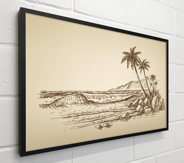 The Sepia Beach