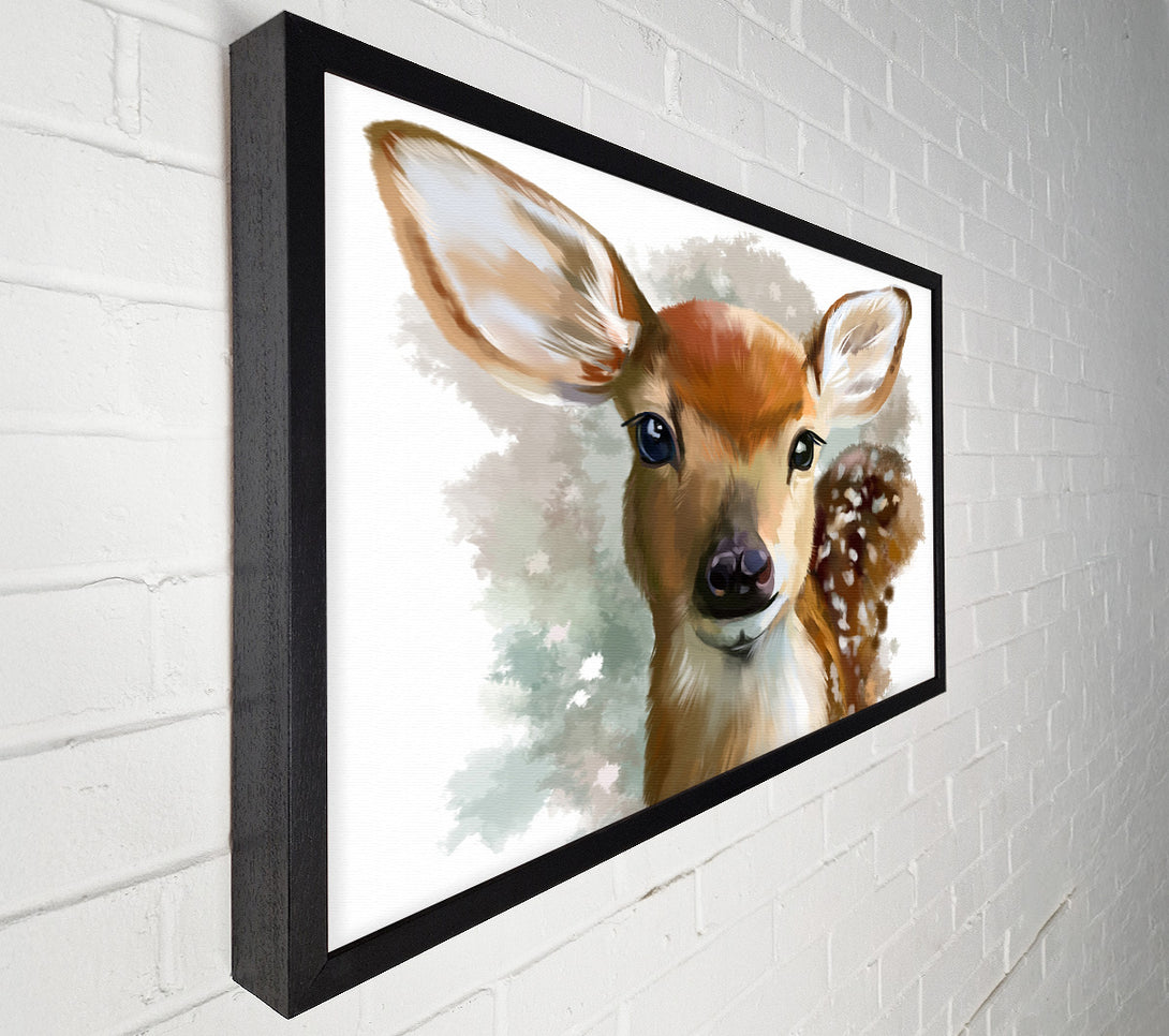  A Canvas Print of Watercolour Pretty Deer Canvas Art