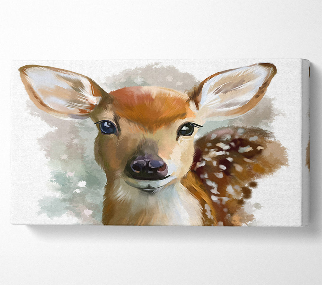 A Canvas Print of Watercolour Pretty Deer Canvas Art