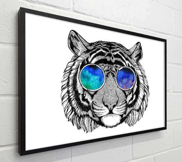 Glasses On A Tiger Hipster