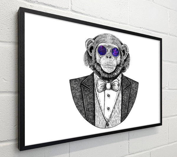 Glasses Chimpanzee