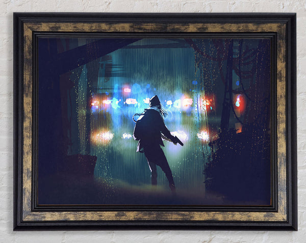 Out To Fight Justice Framed Print