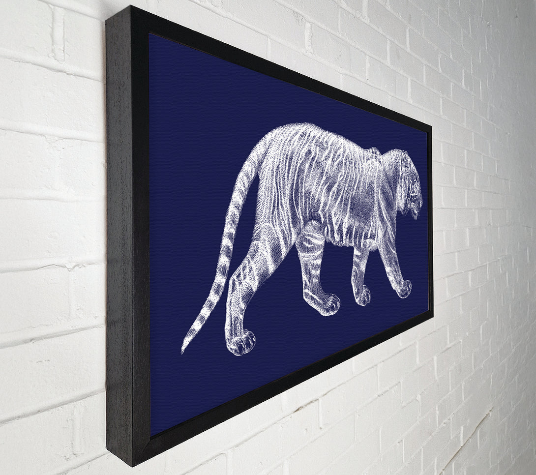  A Canvas Print of The X Ray Tiger Canvas Print
