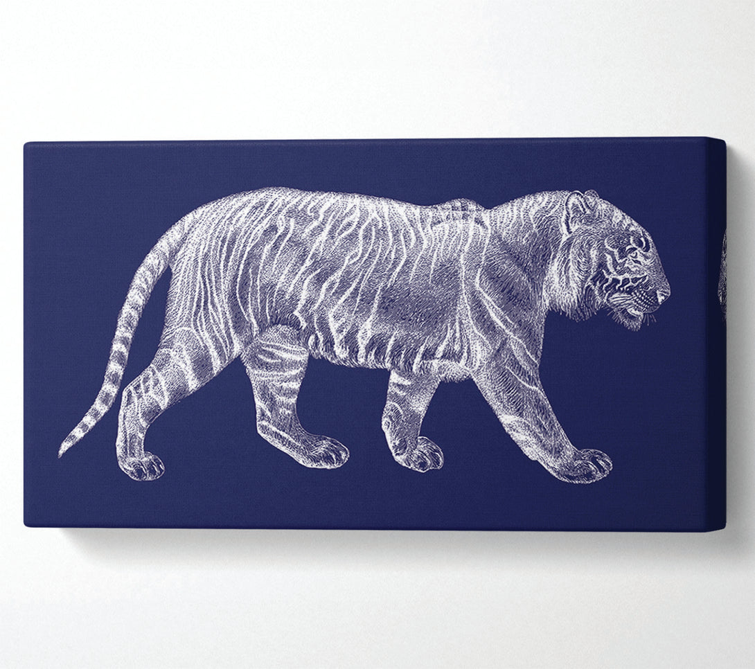  A Canvas Print of The X Ray Tiger Canvas Print