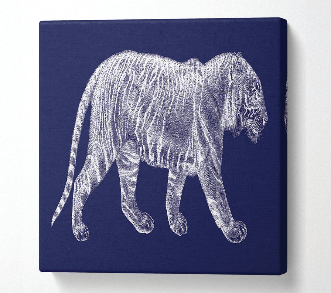  A Canvas Print of The X Ray Tiger Canvas Print