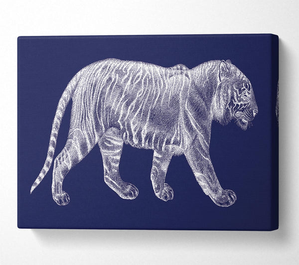 A Canvas Print of The X Ray Tiger Canvas Print