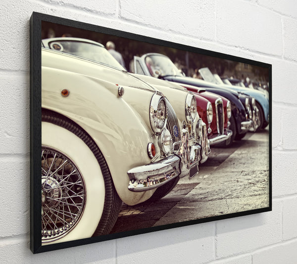 Classic Cars In A Row