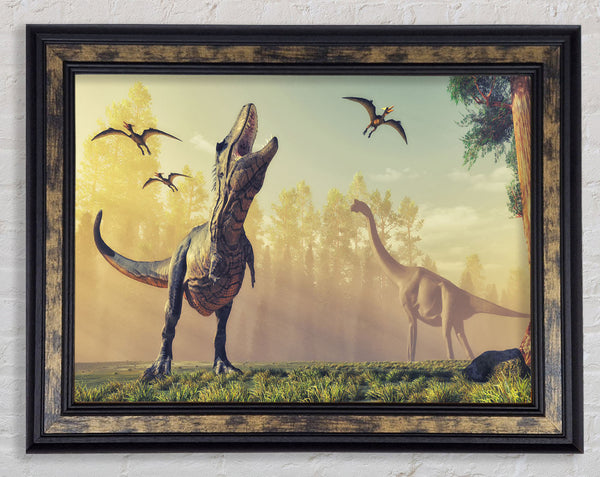 The Mighty T-Rex Framed Print