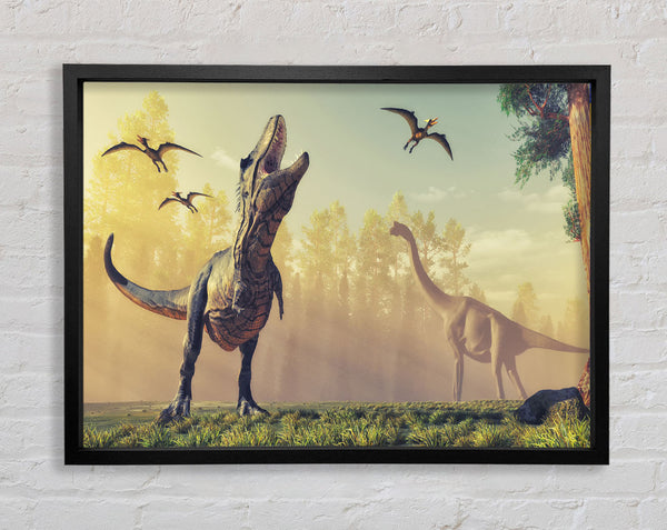 The Mighty T-Rex Framed Print