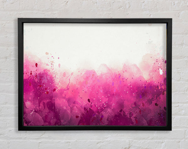 Pink Blushes Of Colour Framed Print