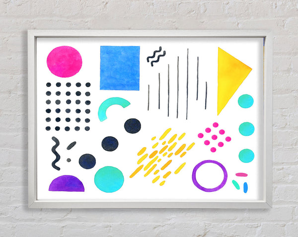 Mid Century Visuals Framed Print