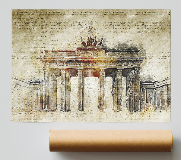Manuscript New Athens Giclee Print