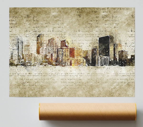 Manuscript Brooklyn Print