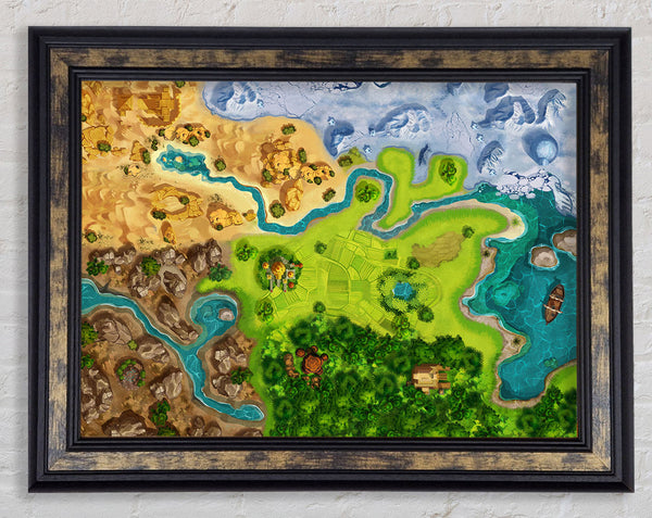 The 5 Kingdoms Framed Print