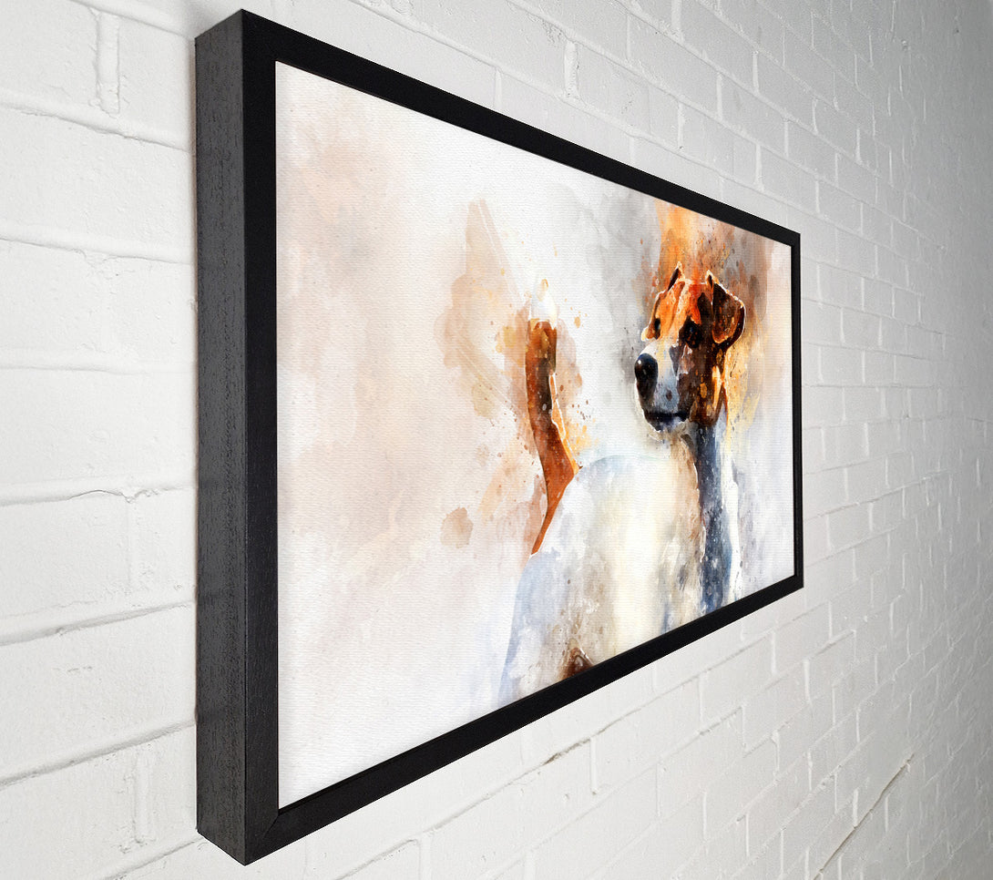  A Canvas Print of The Jack Russell Splatter Canvas Print