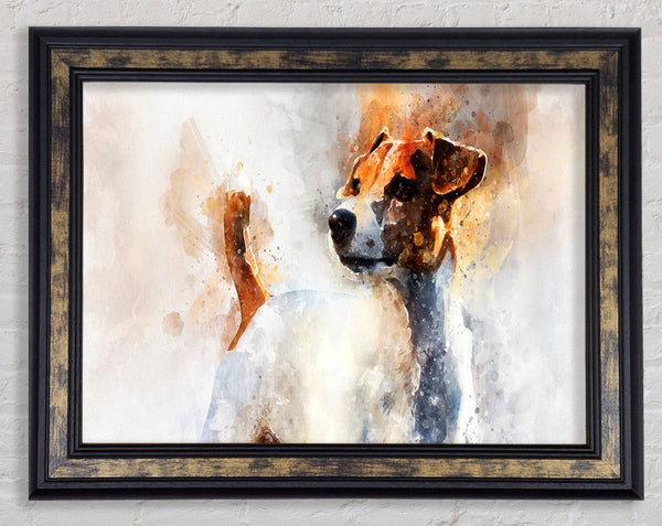 The Jack Russell Splatter Framed Print