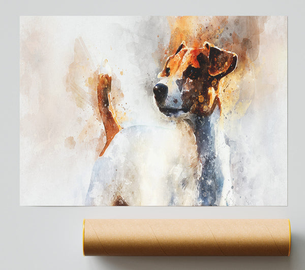 The Jack Russell Splatter Giclee Print