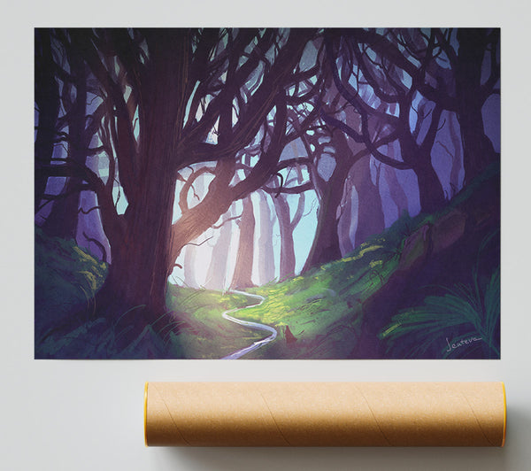 The Scary Woodland Walk Poster