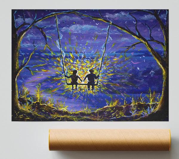 The Swing Into The Universe Poster