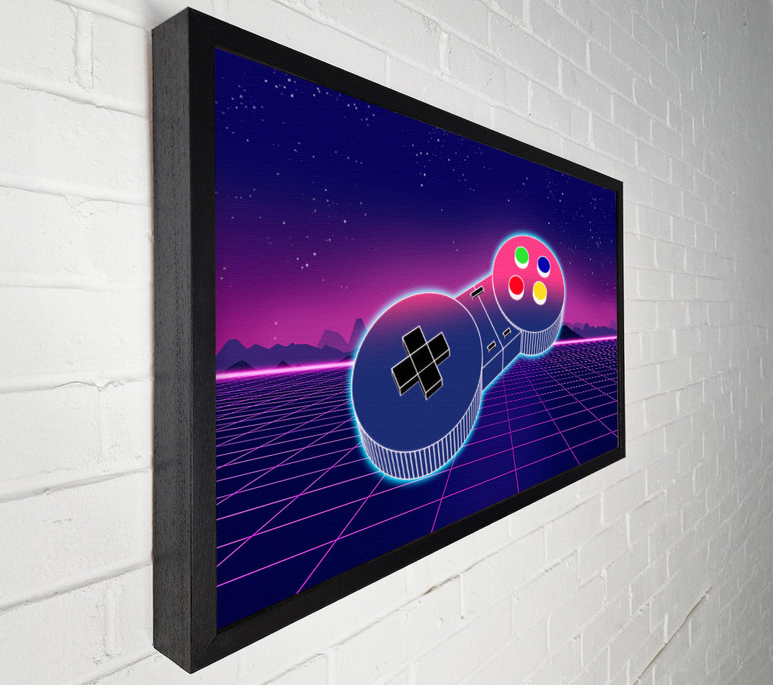  A Canvas Print of Retro Game Controller Canvas Print
