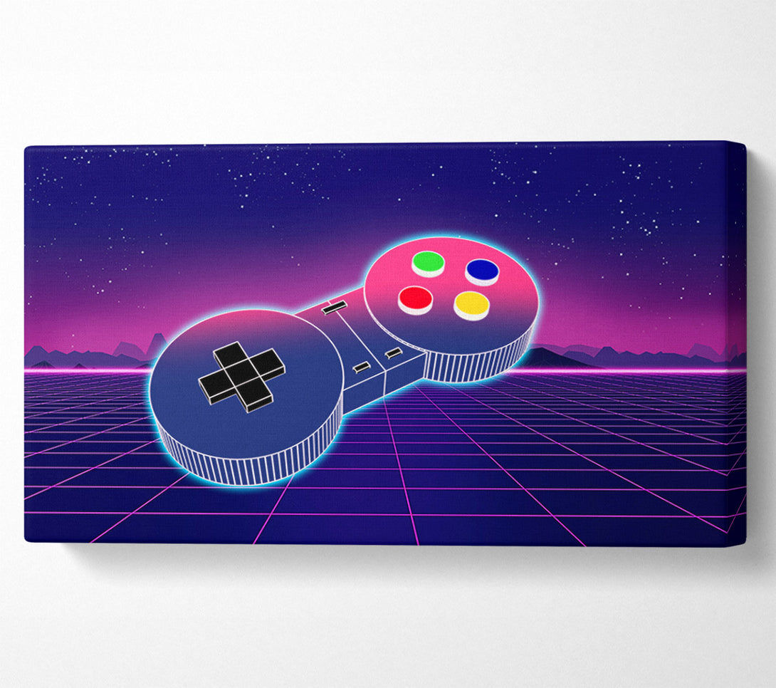  A Canvas Print of Retro Game Controller Canvas Print